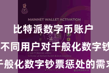 比特派数字币账户 清脆了不同用户对千般化数字钞票惩处的需求