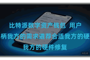 比特派数字资产钱包  用户不错把柄我方的需求遴荐合适我方的硬件修复