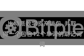 比特派数字资产钱包  并取得一个包含12个单词的助记词